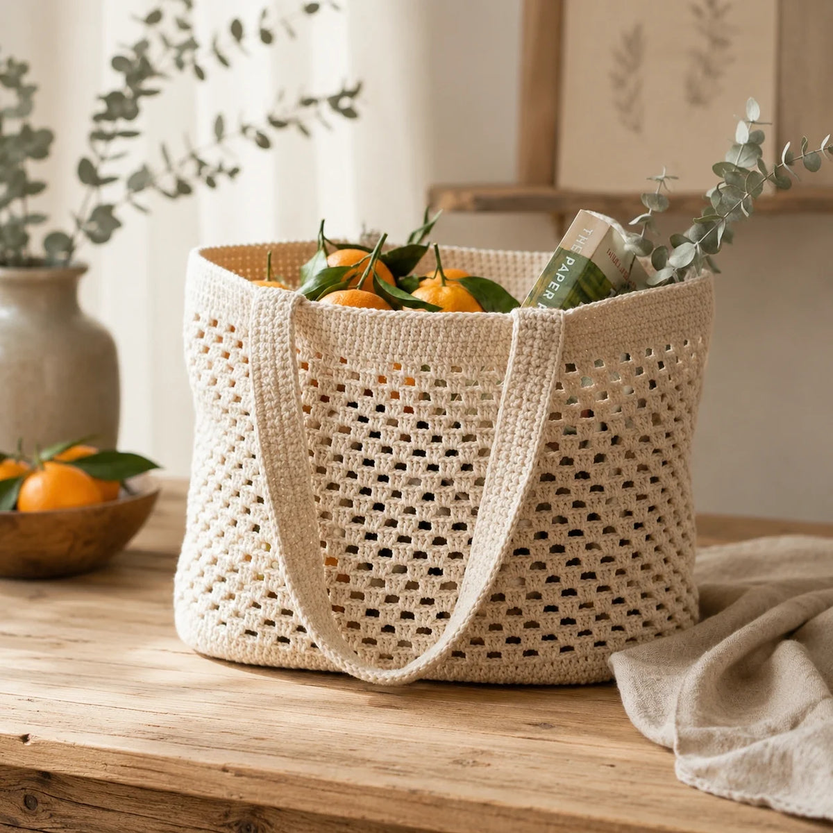 Mesh Market Bag Crochet Pattern