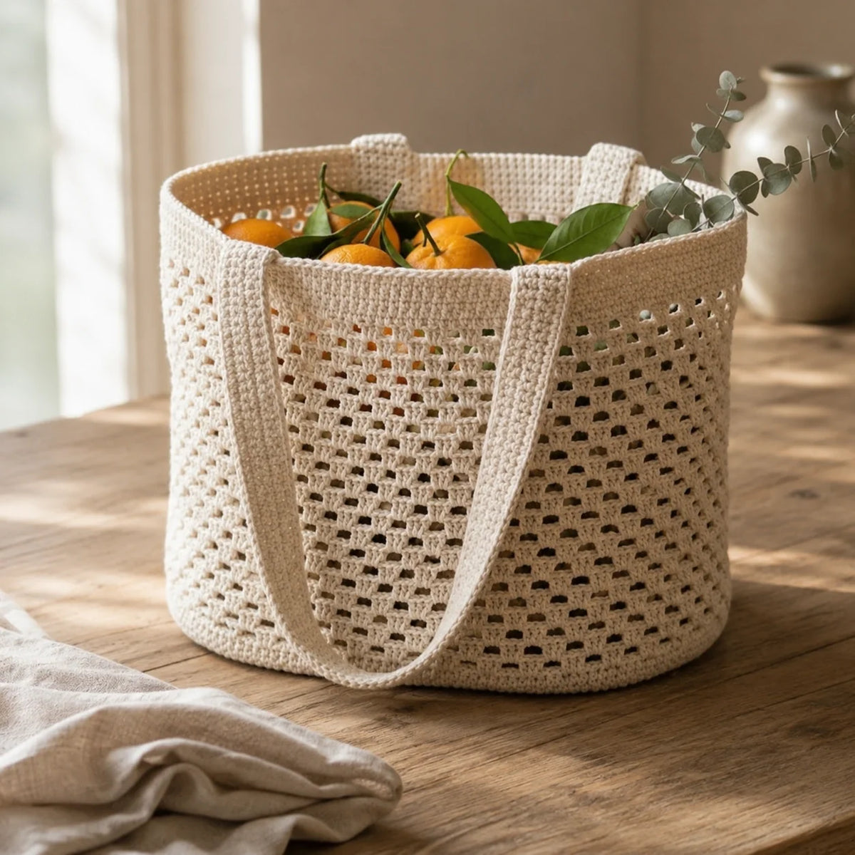 Mesh Market Bag Crochet Pattern