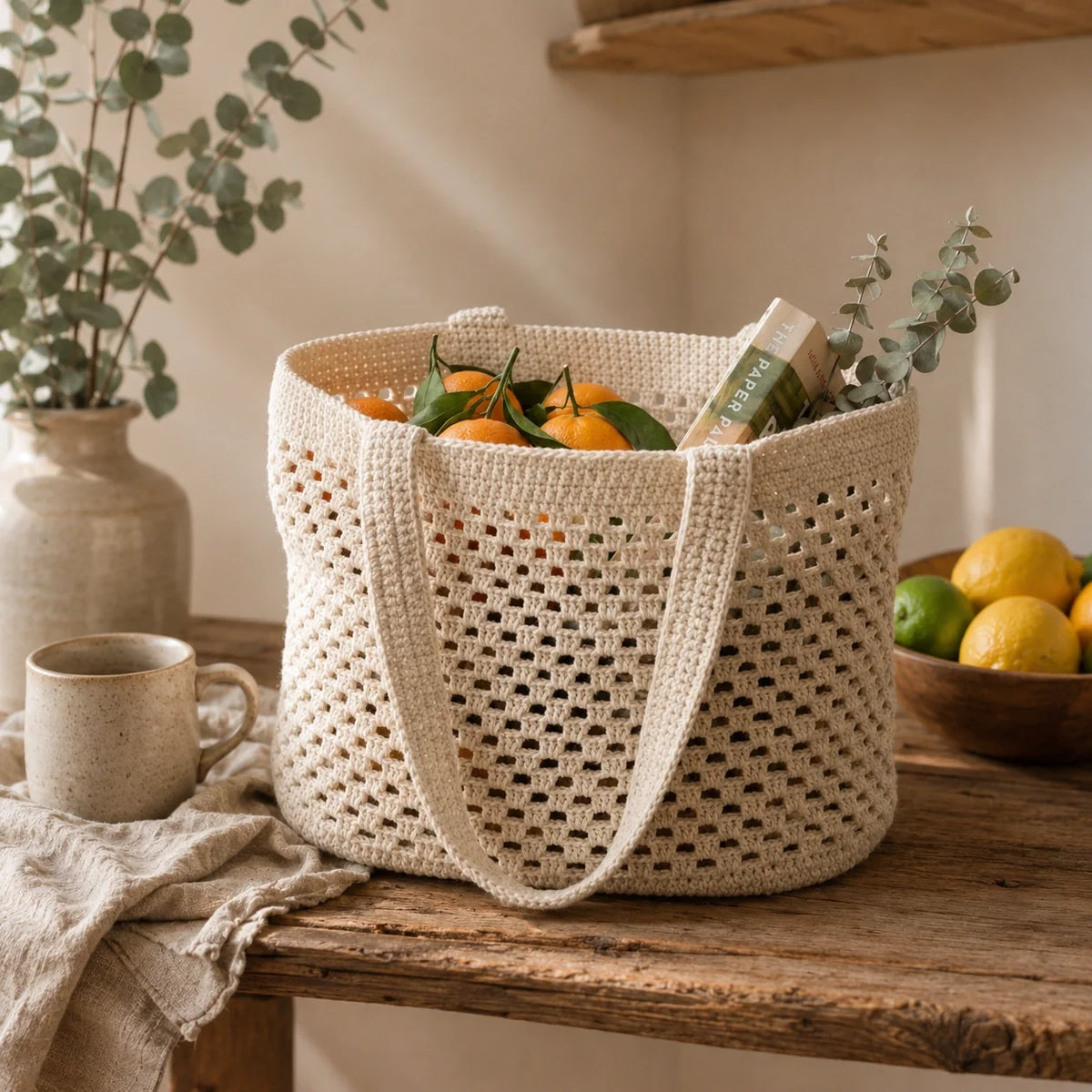Mesh Market Bag Crochet Pattern