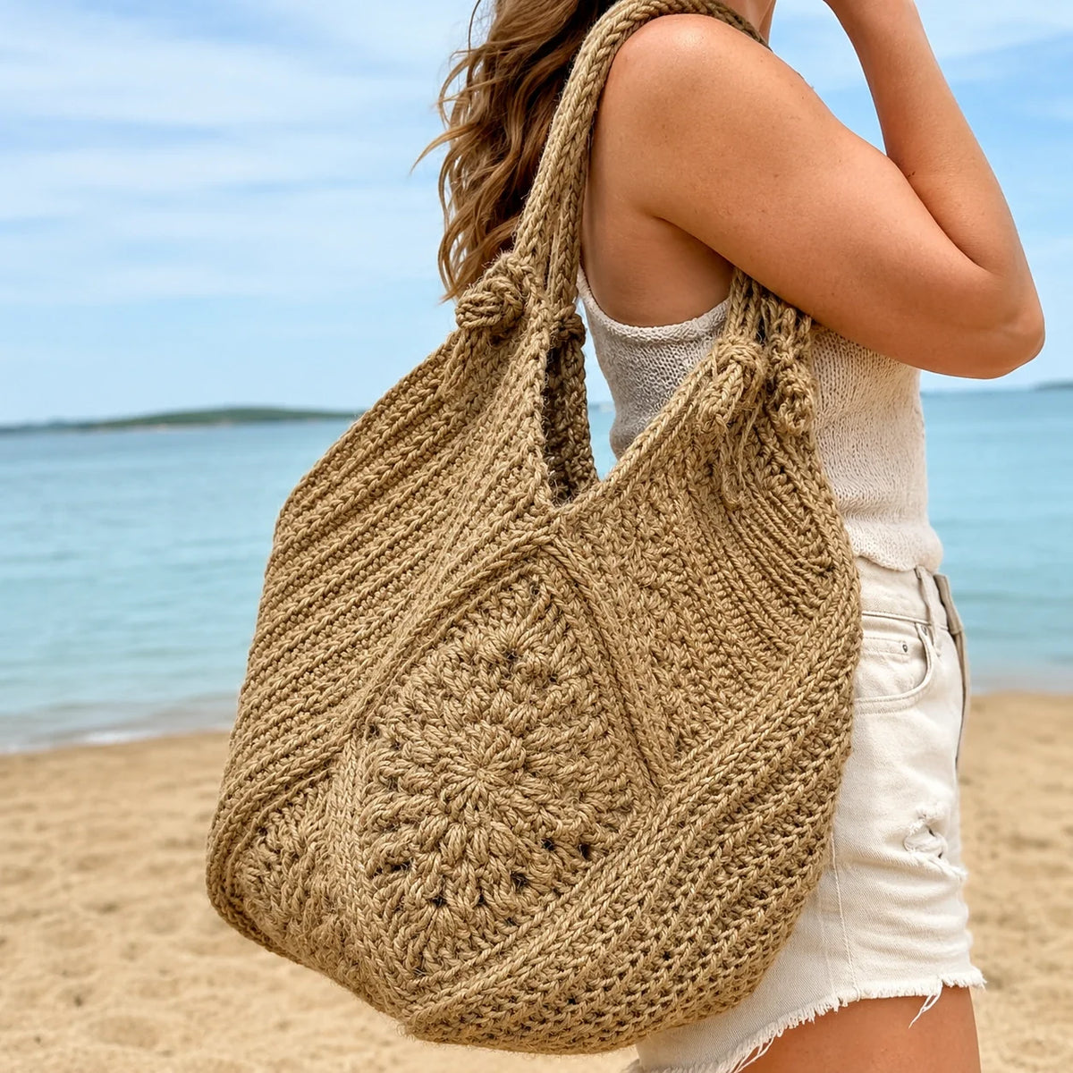 Lunar Market Bag Crochet Pattern