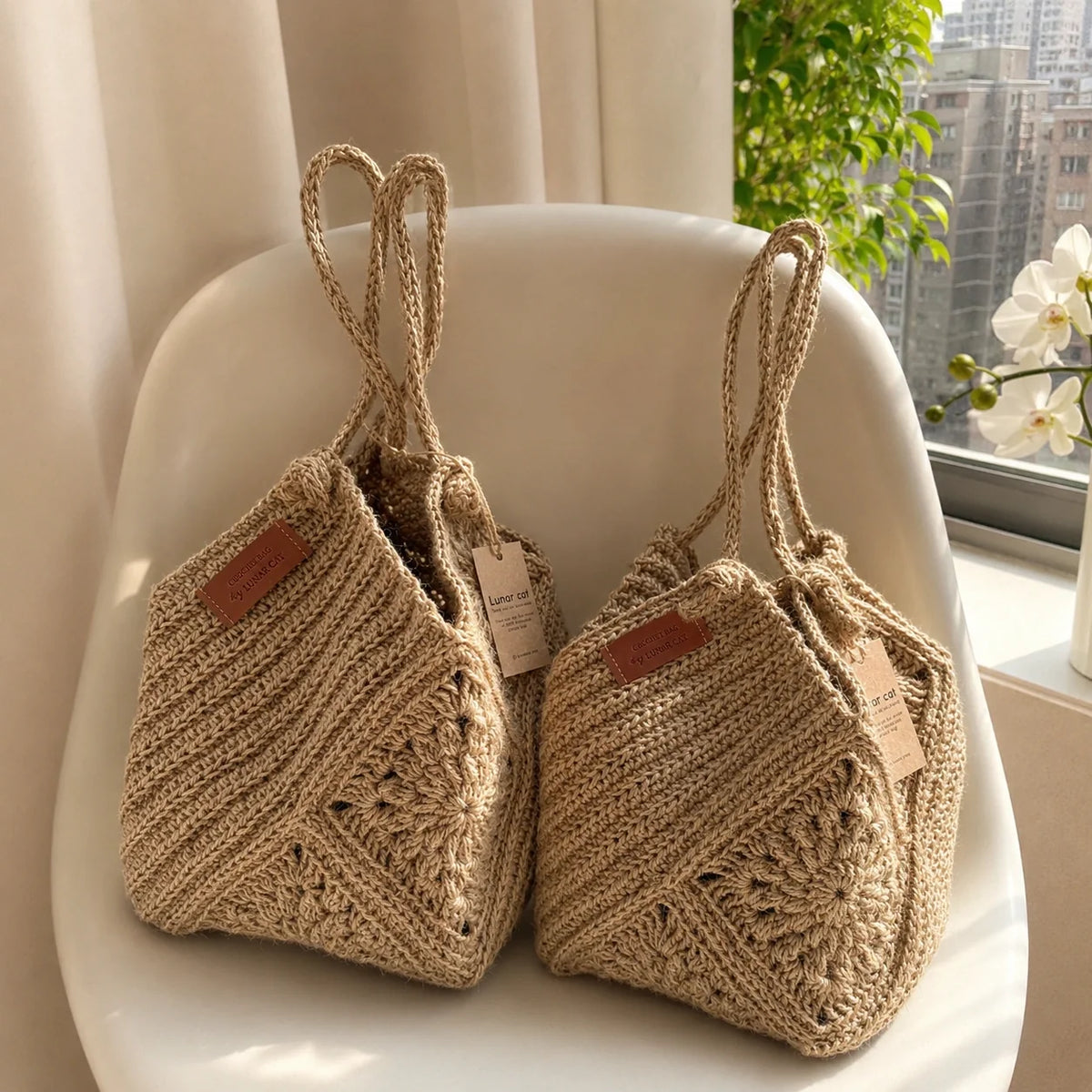 Lunar Market Bag Crochet Pattern
