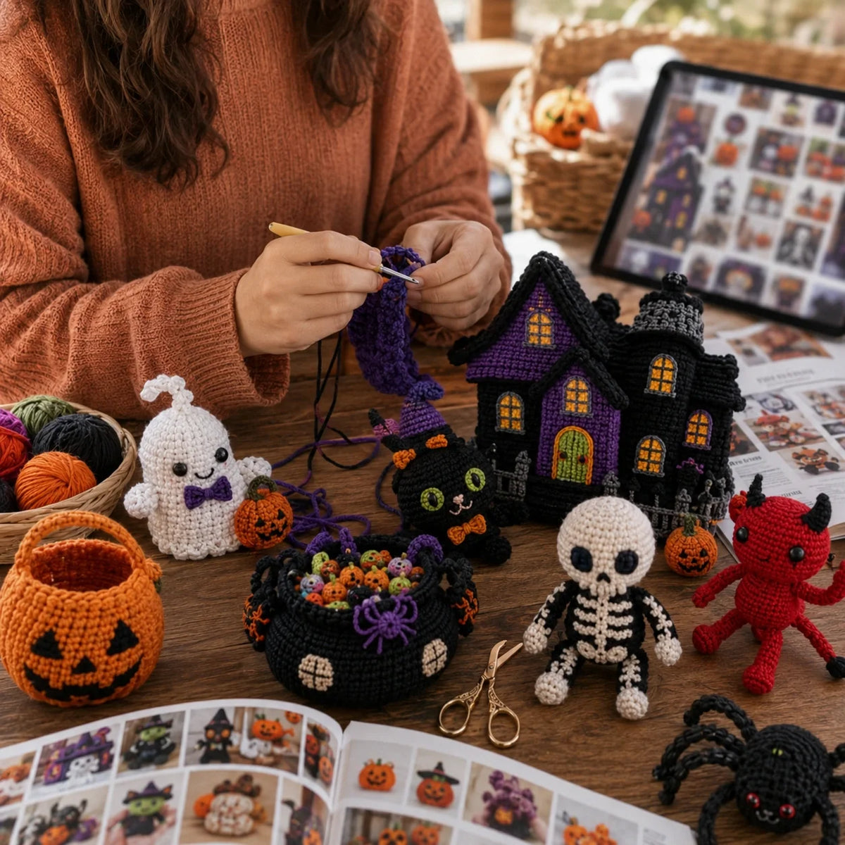 Halloween Amigurumi Crochet Pattern Set ππ» - 30 Pattern