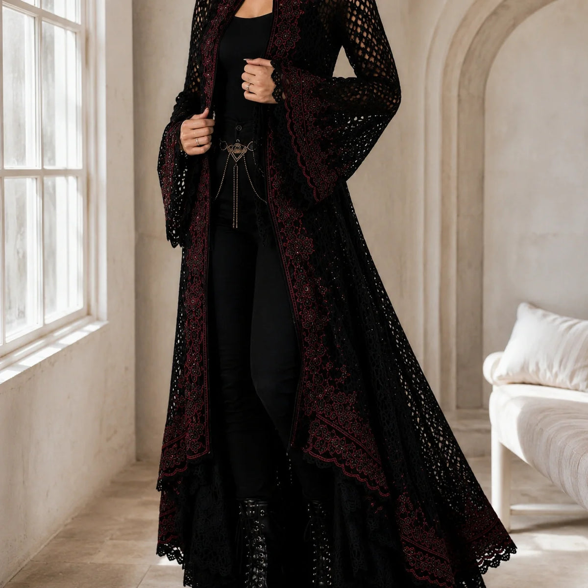 Gothic Crochet Dress Pattern - 3 Victorian Dresses, All Sizes