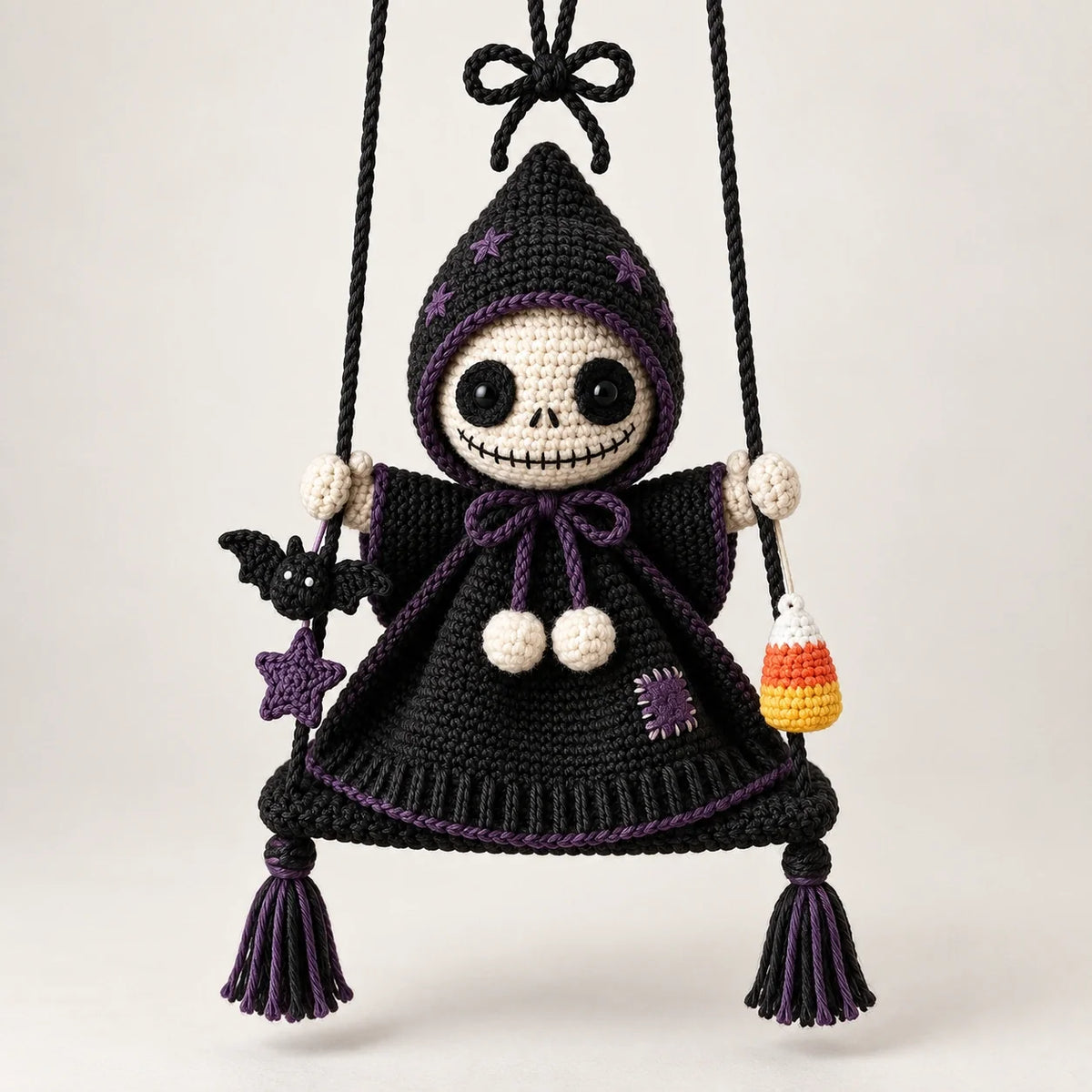 Swinging Skeleton Doll Crochet Pattern β Halloween Amigurumi