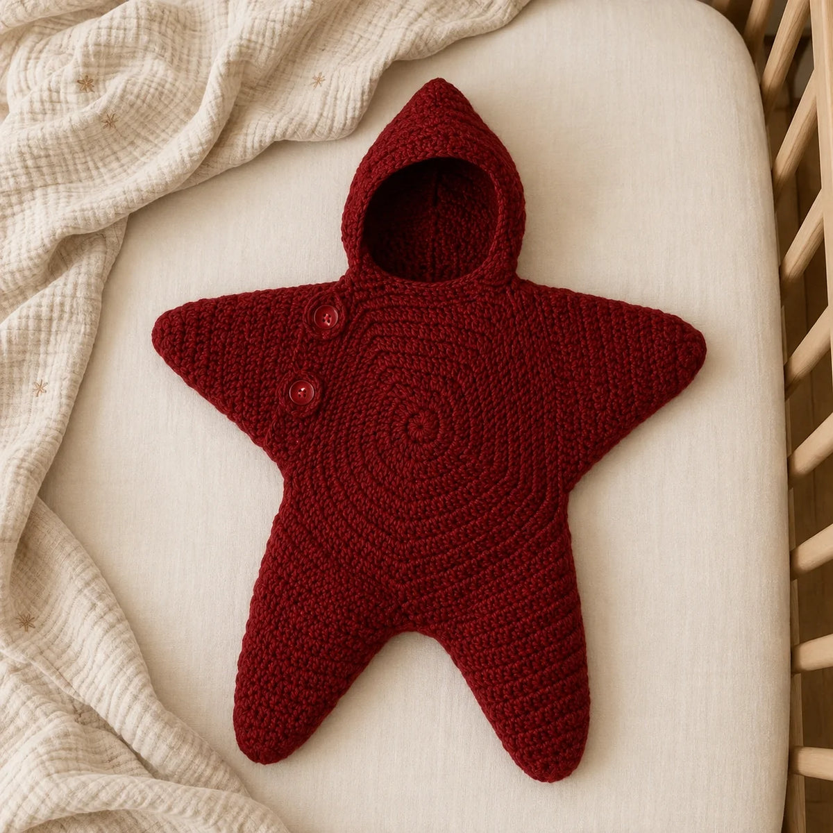 Newborn Star Swaddle Crochet Pattern