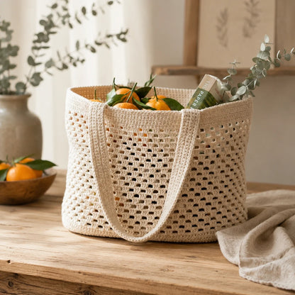 Mesh Market Bag Crochet Pattern