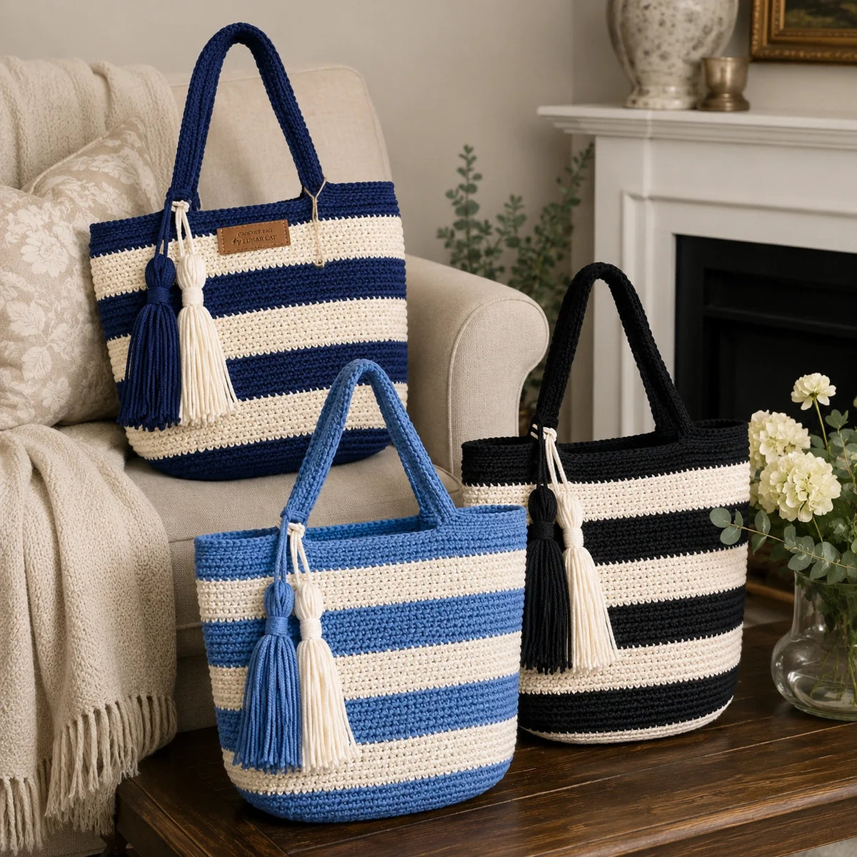 Hampton Style Bag Crochet Pattern
