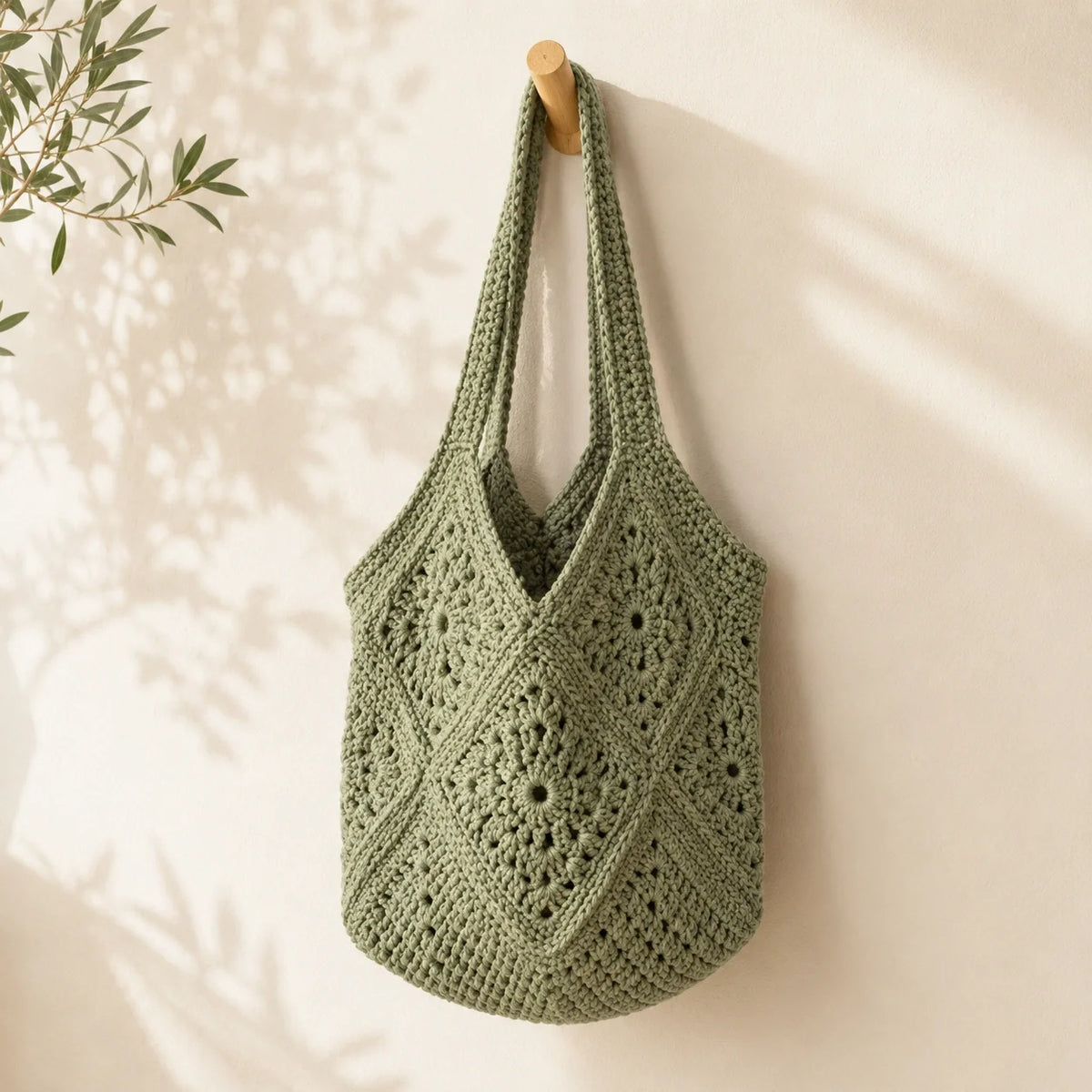 Lunar Granny Square Crochet Bag Pattern