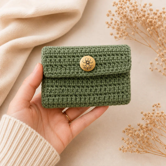 Easy Coin Change Purse Crochet Pattern