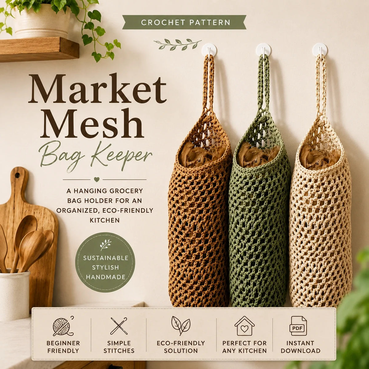 Market Mesh Bag Keeper