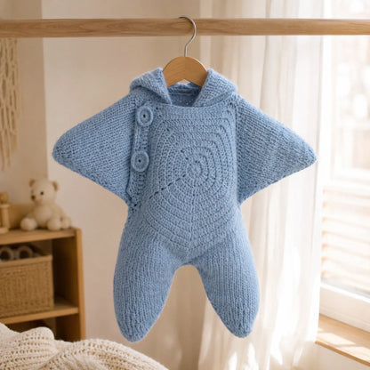 Newborn Star Swaddle Crochet Pattern