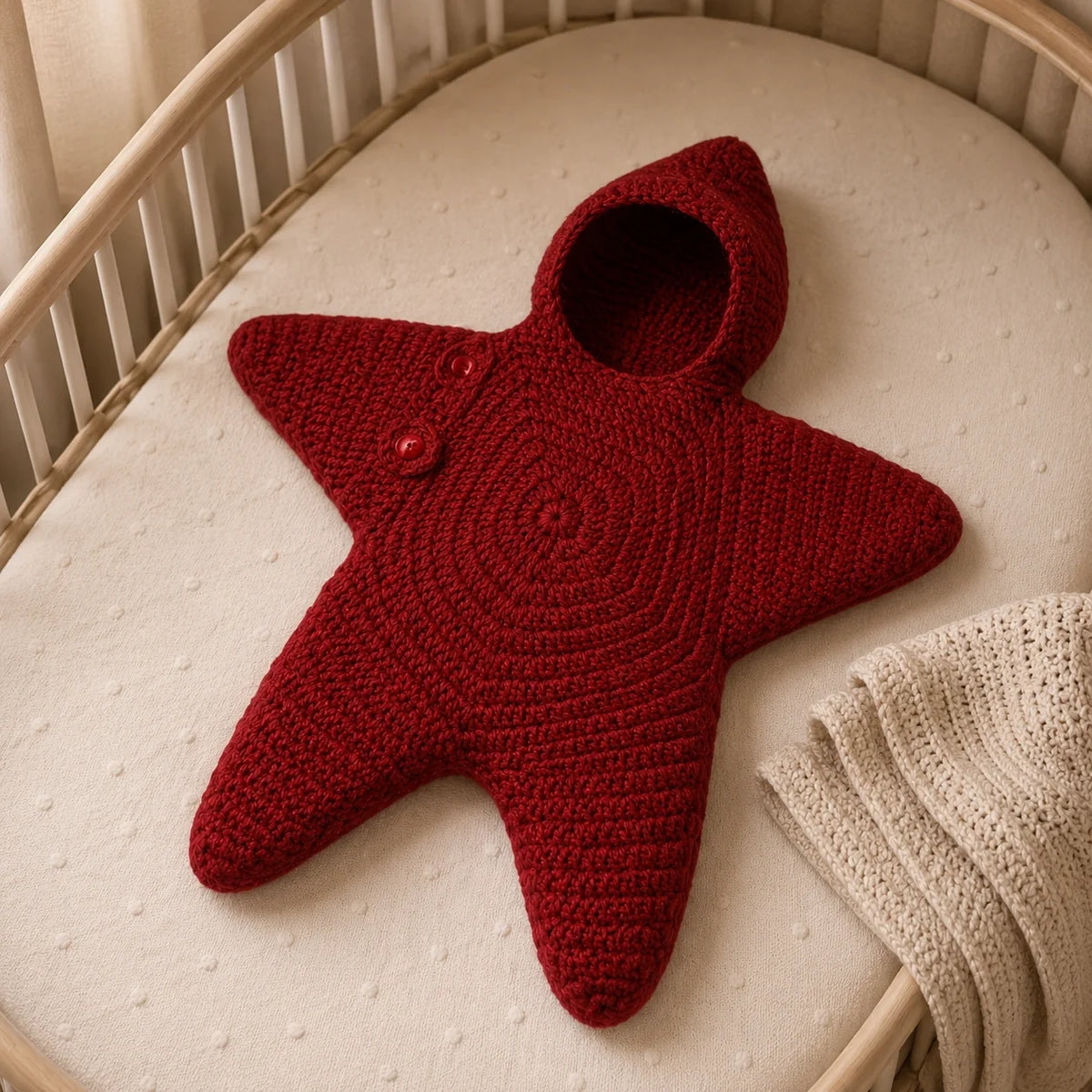Newborn Star Swaddle Crochet Pattern