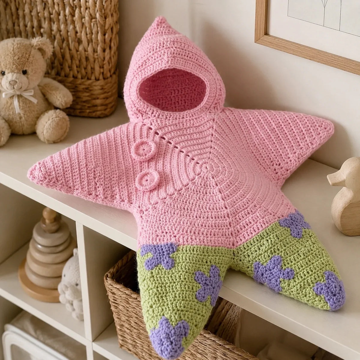 Newborn Star Swaddle Crochet Pattern