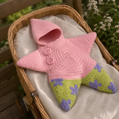 Newborn Star Swaddle Crochet Pattern