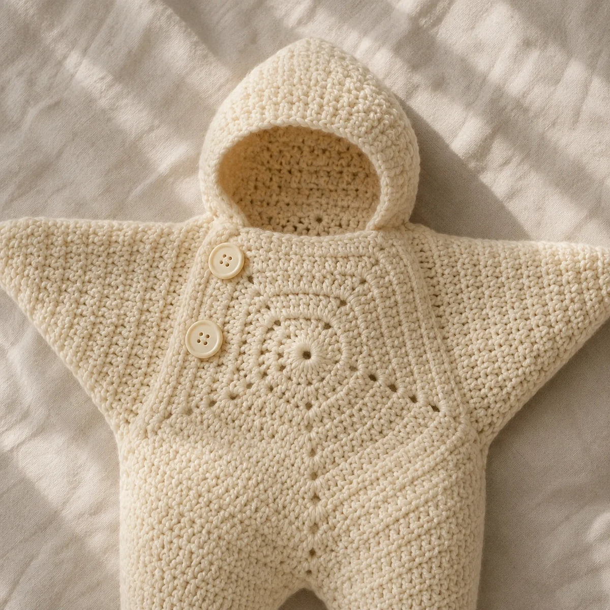 Newborn Star Swaddle Crochet Pattern