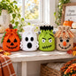 Crochet Halloween Treat Bag Pattern Set – 4 Spooky Designs
