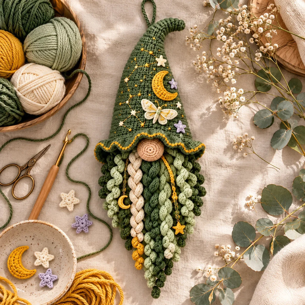 Crochet Gnome Wall Hangings — 3 Seasonal Patterns
