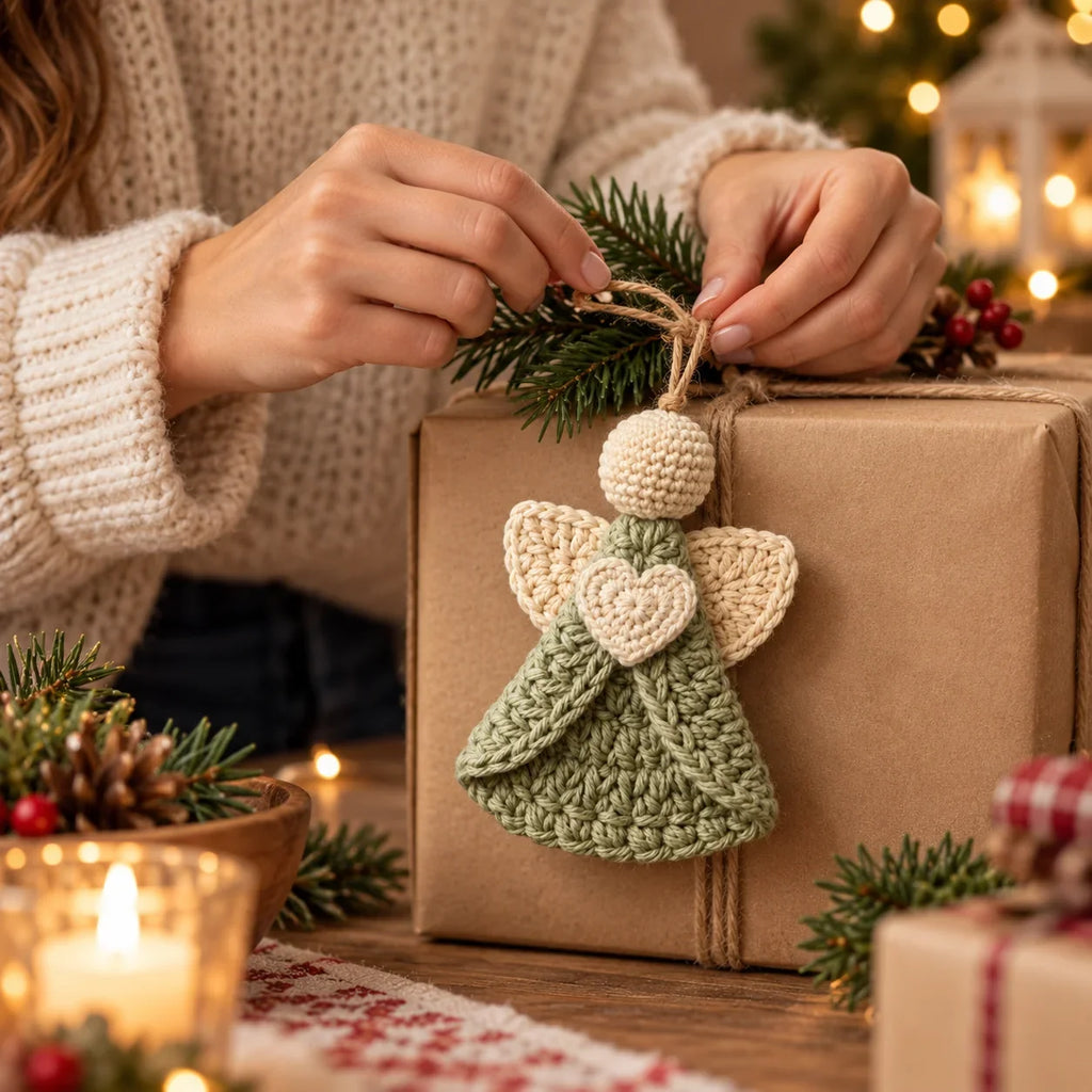 Crochet Angel Ornament Pattern | Christmas Tree Decor