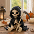 Grim Reaper Amigurumi Crochet Pattern - Skeleton Doll