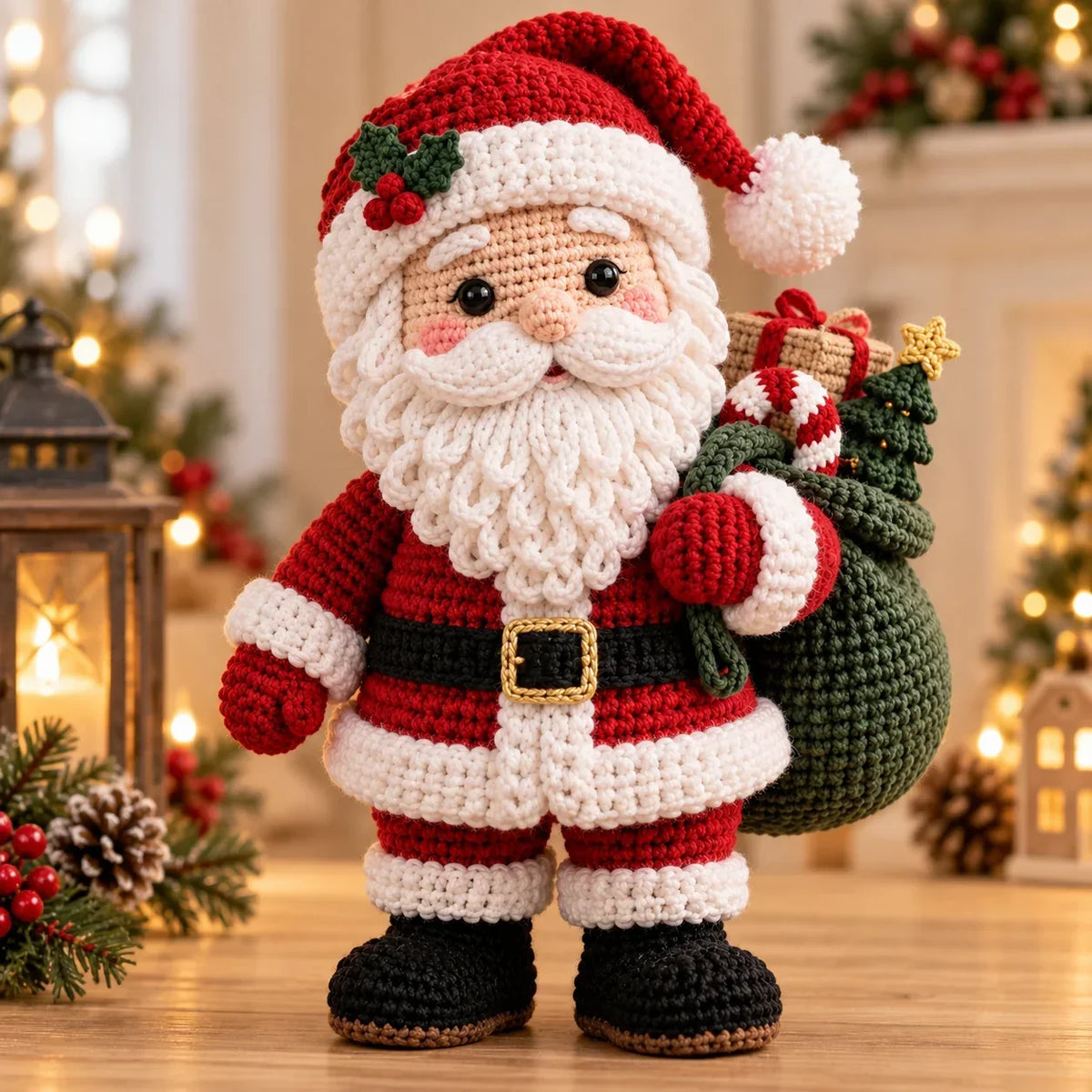 Crochet Santa Claus Amigurumi Pattern