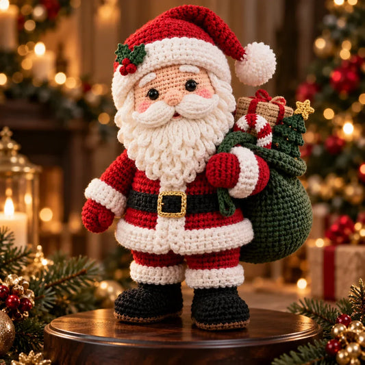 Crochet Santa Claus Amigurumi Pattern