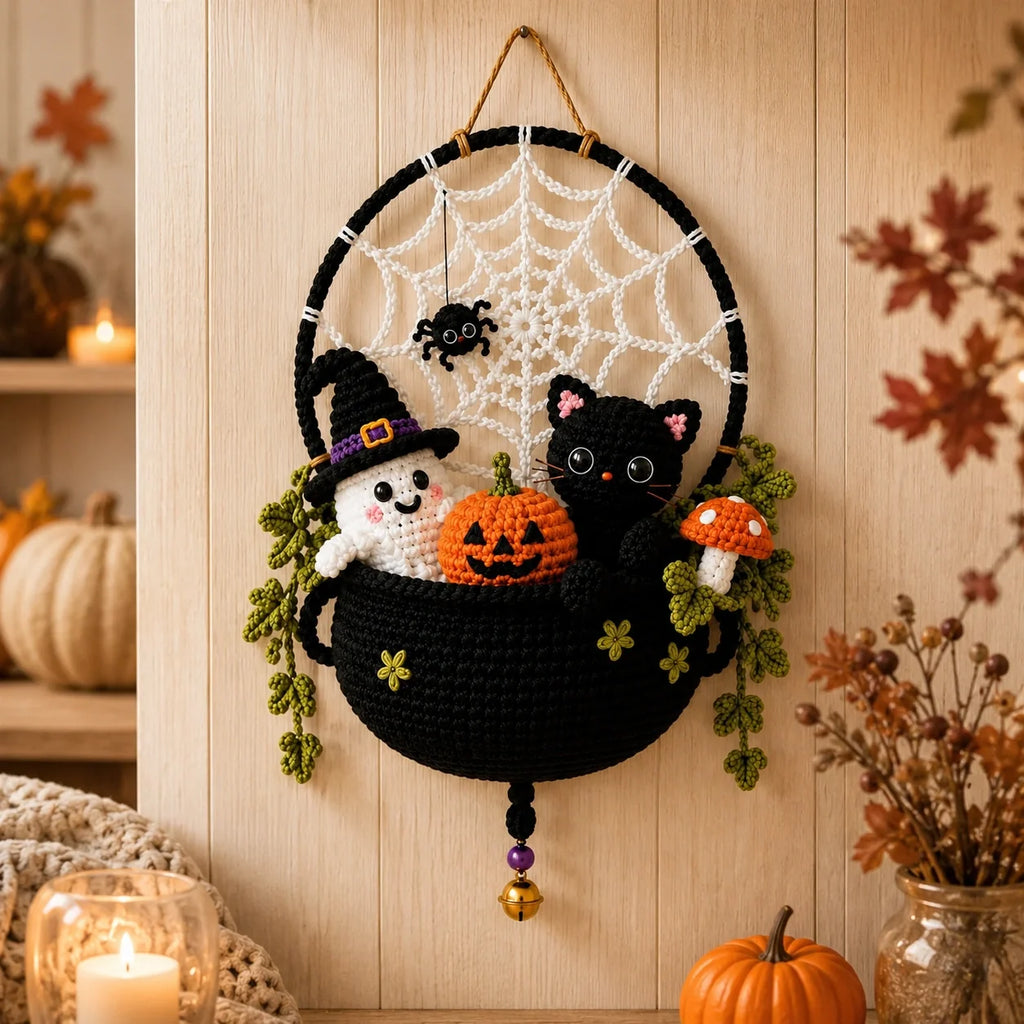 Halloween Spiderweb Hoop Pattern 🕷️
