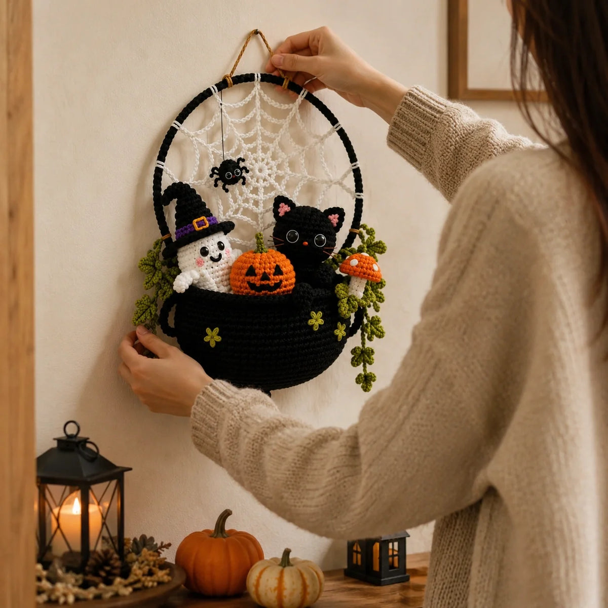 Halloween Spiderweb Hoop Pattern 🕷️