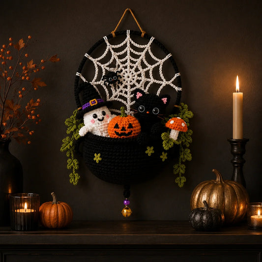 Halloween Spiderweb Hoop Pattern 🕷️