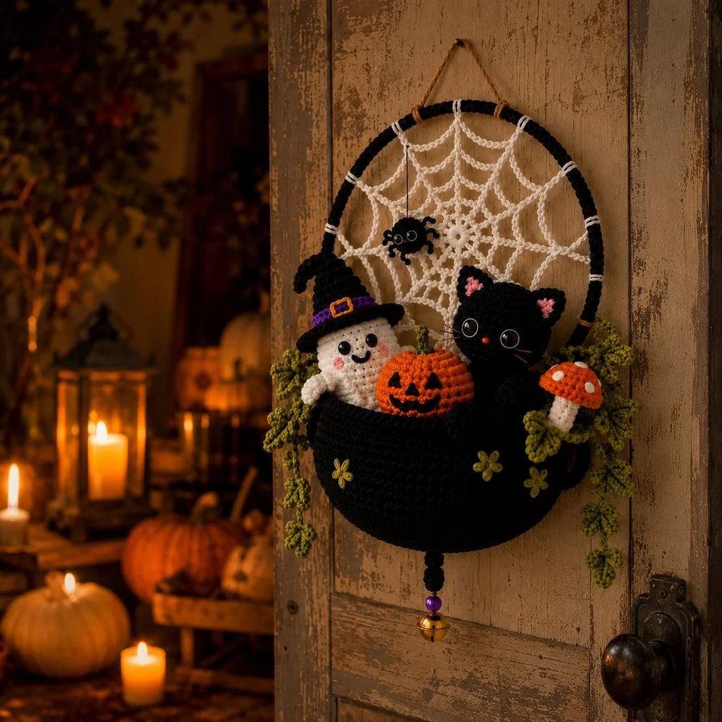 Halloween Spiderweb Hoop Pattern 🕷️