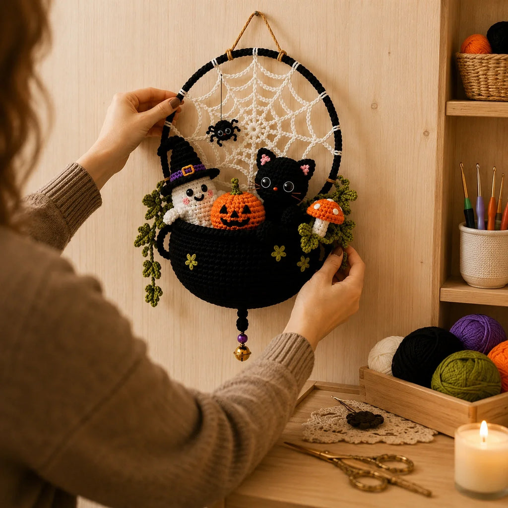 Halloween Spiderweb Hoop Pattern 🕷️