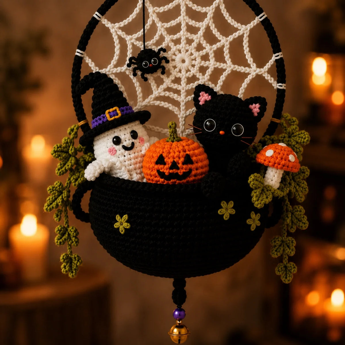 Halloween Spiderweb Hoop Pattern 🕷️