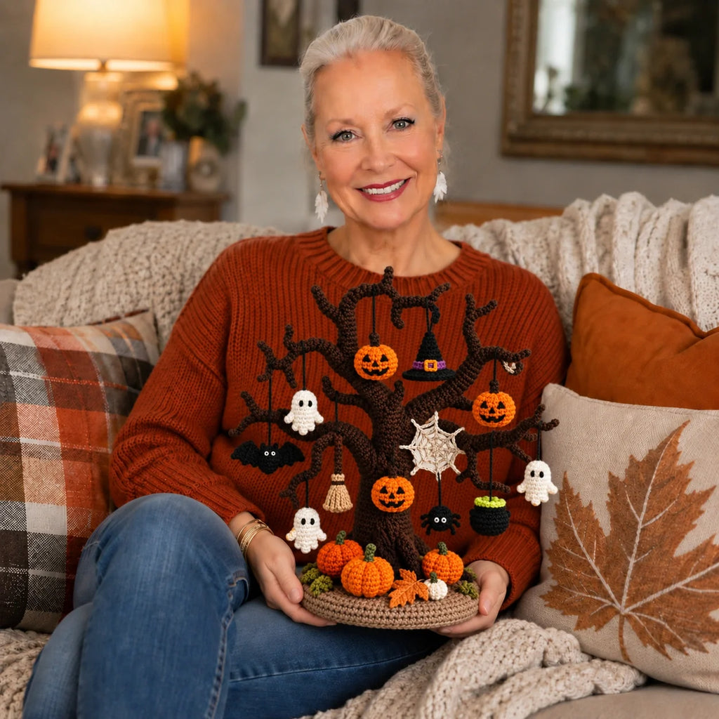 Crochet Halloween Tree Pattern - Spooky Amigurumi