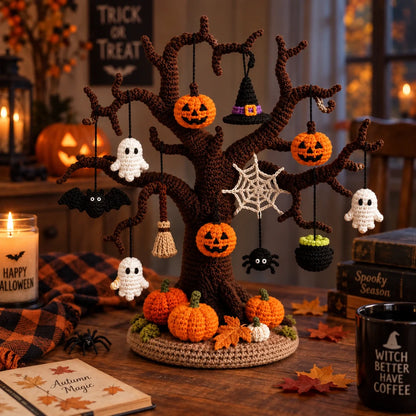 Crochet Halloween Tree Pattern - Spooky Amigurumi