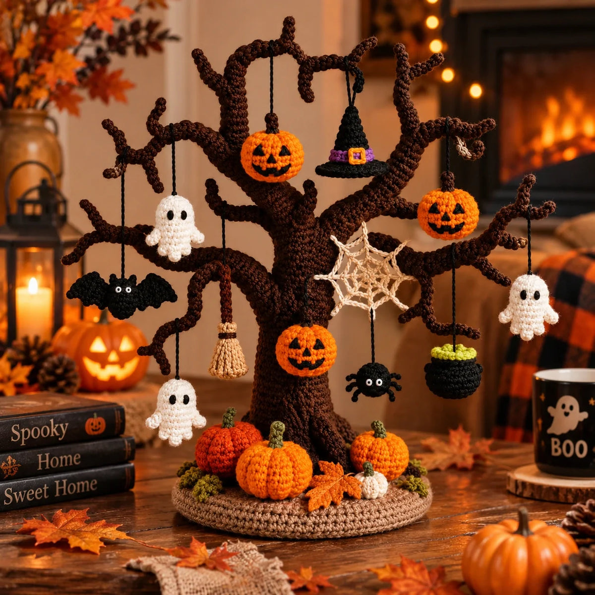 Crochet Halloween Tree Pattern - Spooky Amigurumi