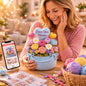 Crochet Flower Basket – Mother’s Day PDF