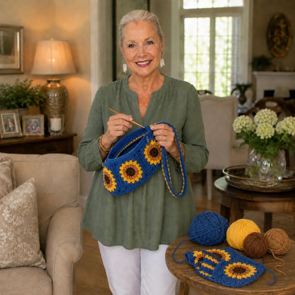 Sunflower Sling Bag Crochet Pattern