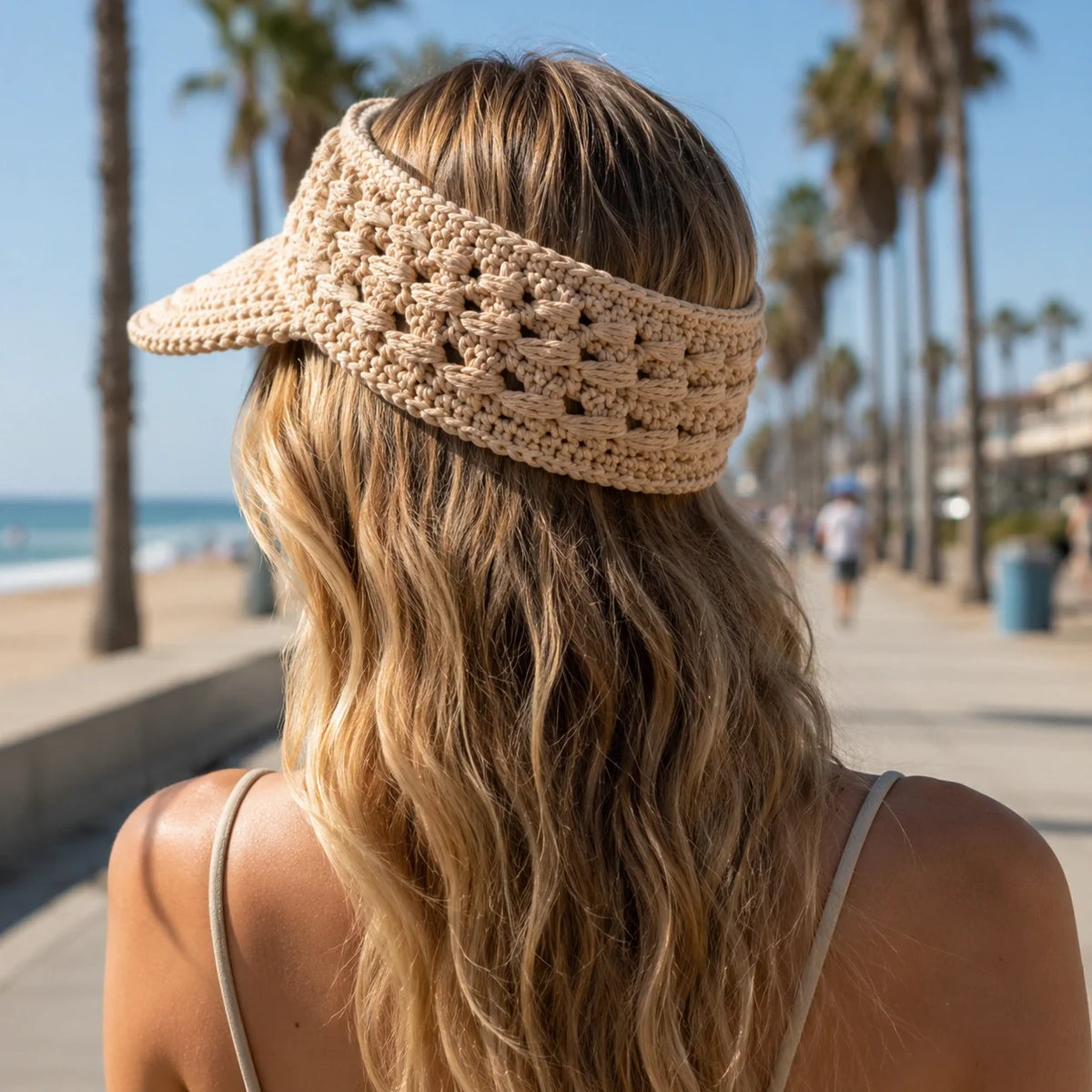 Braided Sun Visor Crochet Pattern - Headband