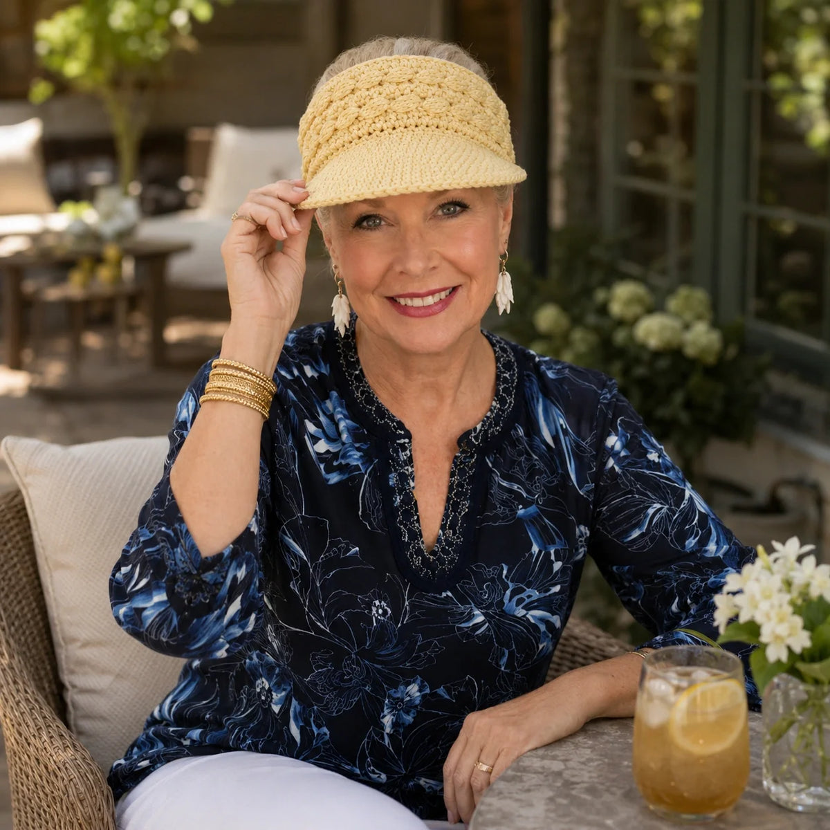 Braided Sun Visor Crochet Pattern - Headband